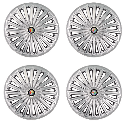 Set 4 capace roti Joy Gri R17 pentru gama auto Alfa Romeo.