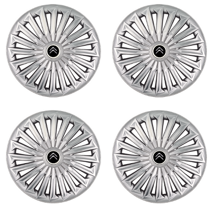 Set 4 capace roti Joy Gri R17 pentru gama auto Citroen.