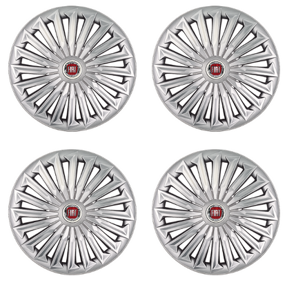 Set 4 capace roti Joy Gri R17 pentru gama auto Fiat.