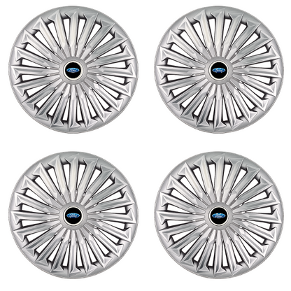 Set 4 capace roti Joy Gri R17 pentru gama auto Ford.