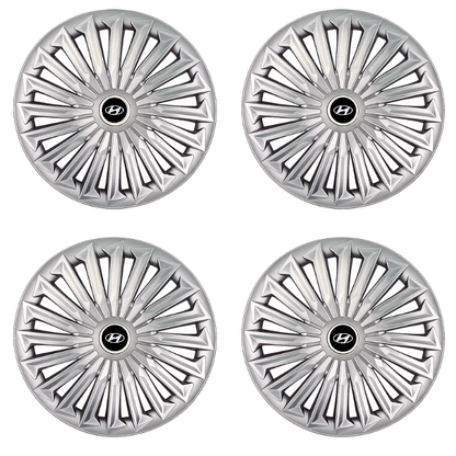 Set 4 capace roti Joy Gri  R17 pentru gama auto Hyundai.