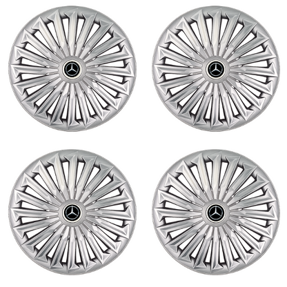 Set 4 capace roti Joy Gri R17 pentru gama auto Mercedes.
