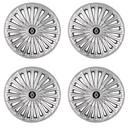 Set 4 capace roti Joy Gri R17 pentru gama auto Renault nou.