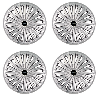 Set 4 capace roti Joy Gri R17 pentru gama auto Smart.