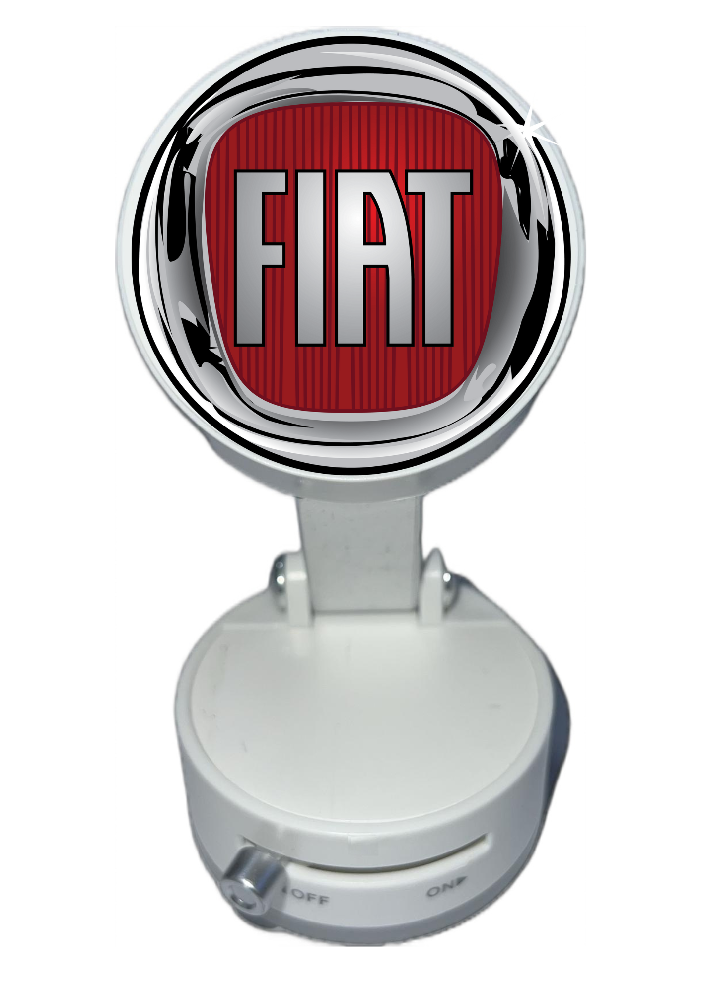 Suport Magnetic ALB cu Ventuza si Brat Reglabil Pentru FIAT