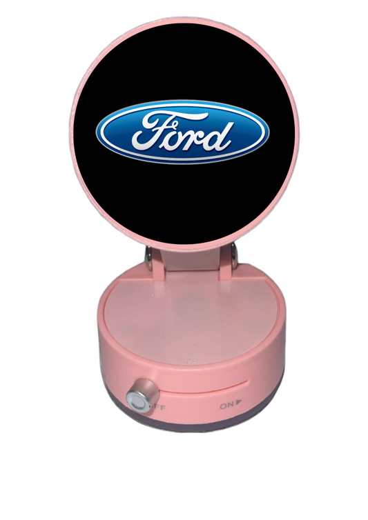 Магнитна стойка РОЗОВА с вендуза и регулируемо рамо за FORD