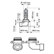 BEC FAR HB4 12V P22d 51W (blister) WHITE VISION ULTRA PHILIPS