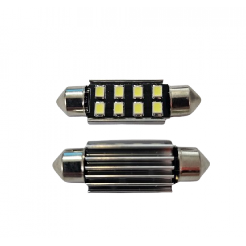 Led sofit 8 Smd ,12V 36 MM ,ALB LED 108/36