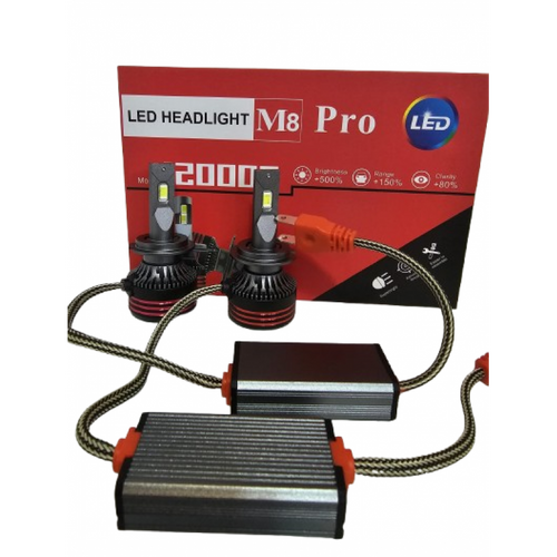 Set doua  LEDURI auto M8-H7   12/24V  CANBUS