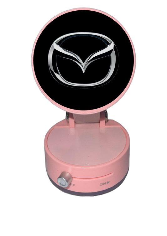 Розова магнитна стойка с вендуза и регулируемо рамо за MAZDA