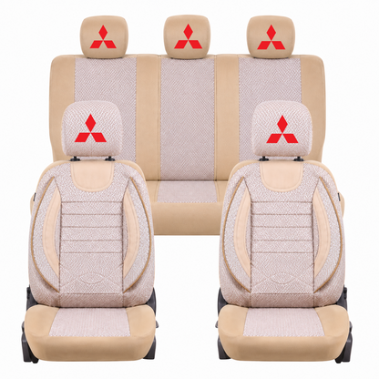 Set Huse Scaune Universale City BEJ, Personalizate cu Mitsubishi.