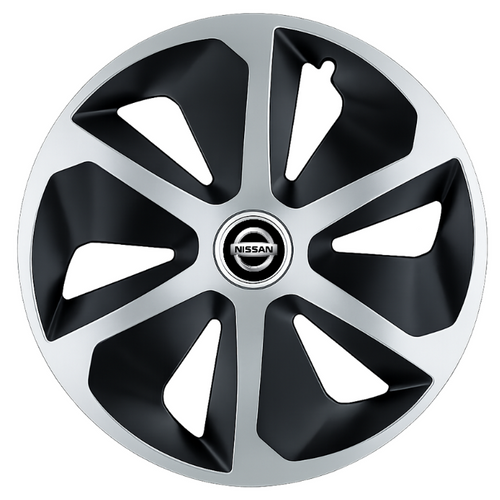 Set 4 capace roti Roco Gri-Negru R16 Compatibil Cu Nissan
