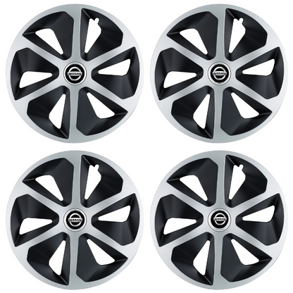 Set 4 capace roti Roco Gri-Negru R16 Compatibil Cu Nissan