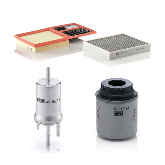 Kit filtre revizie VW Polo 5 1.6 BiFuel 82 CP – MANN