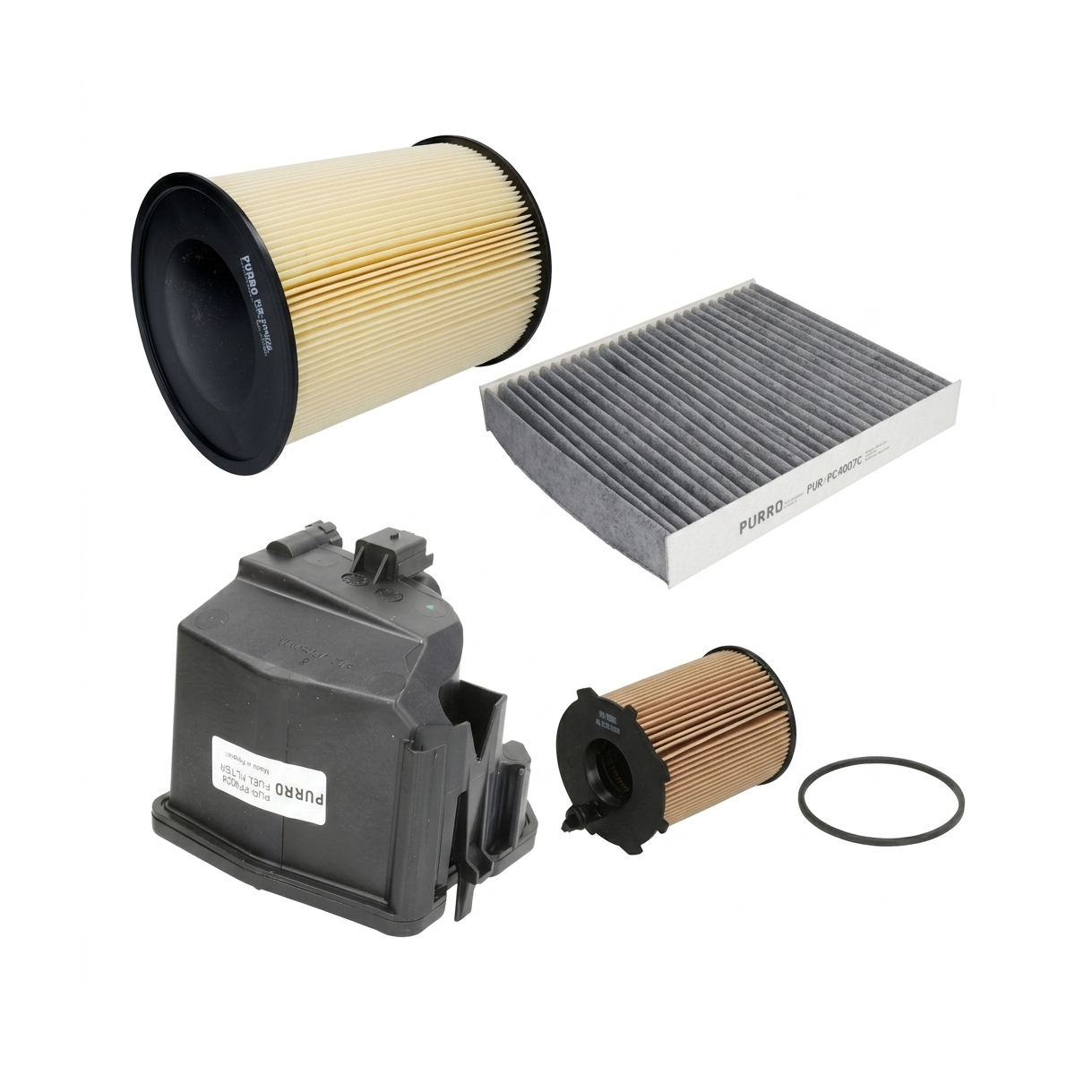 Kit filtre revizie Ford Focus 2 1.6 TDCi 100 CP – PURRO