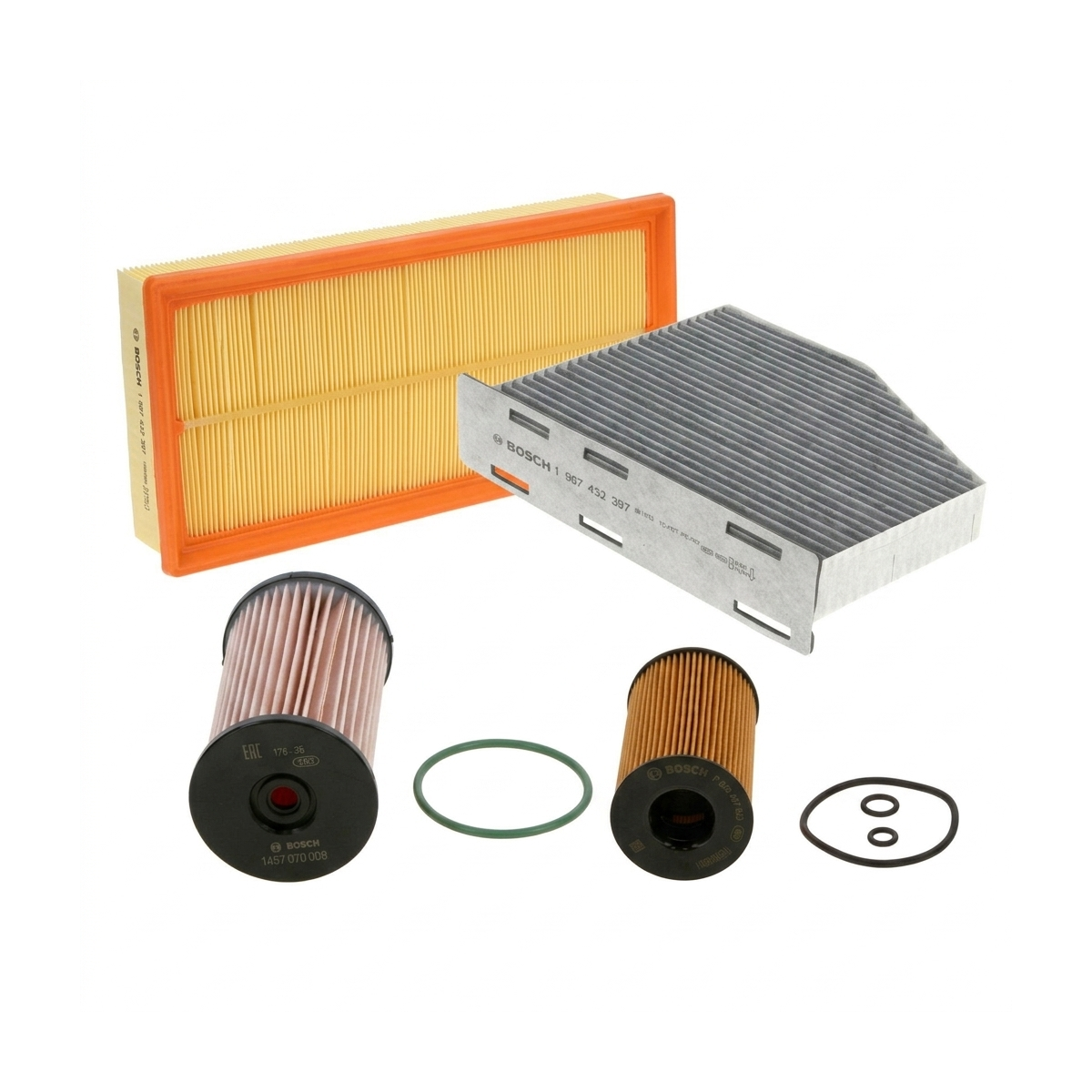 Kit filtre revizie Skoda Superb 2 2.0 TDI 16V 4x4 140 CP – Bosch