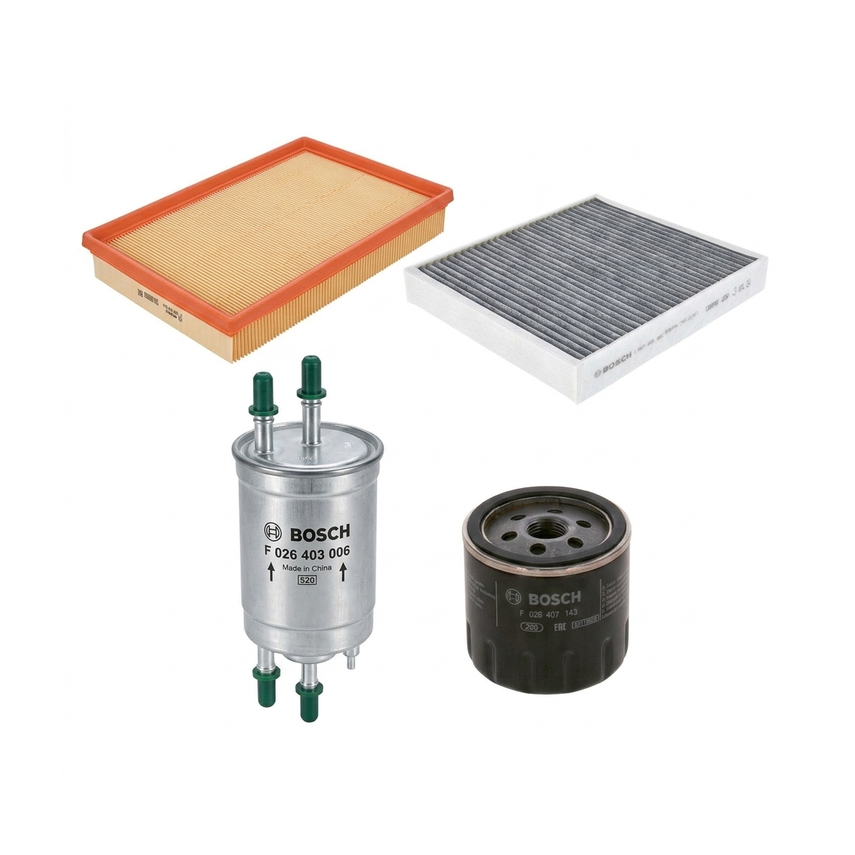 Kit filtre revizie Skoda Fabia 3 1.0 60 CP – Bosch