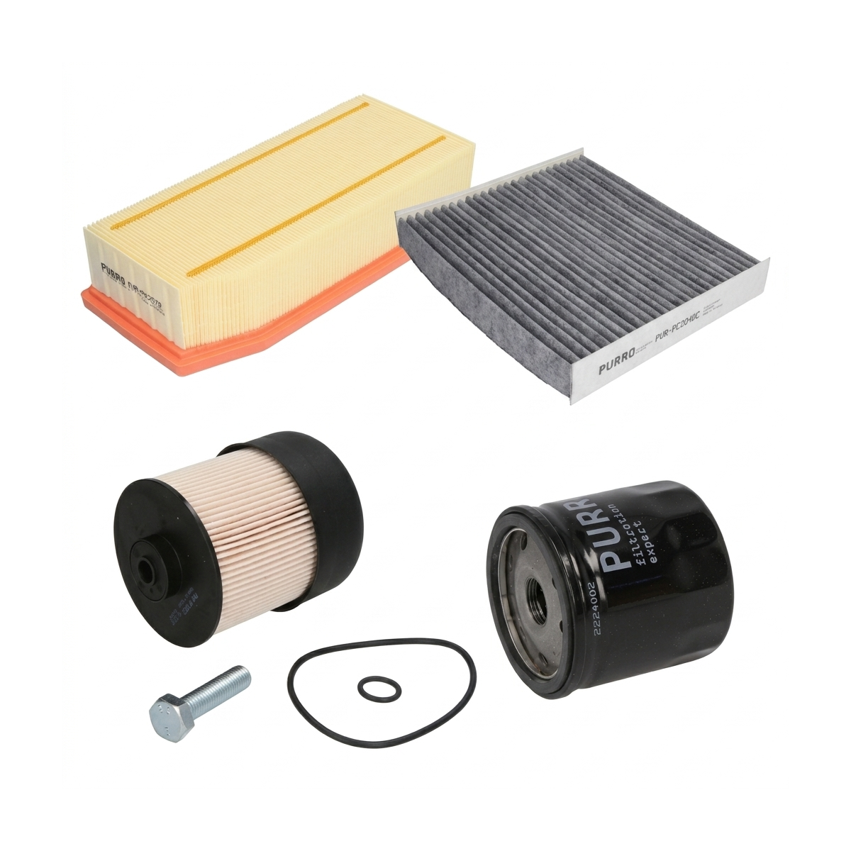Kit filtre revizie Dacia Sandero 2 1.5 dCi 84 CP – PURRO