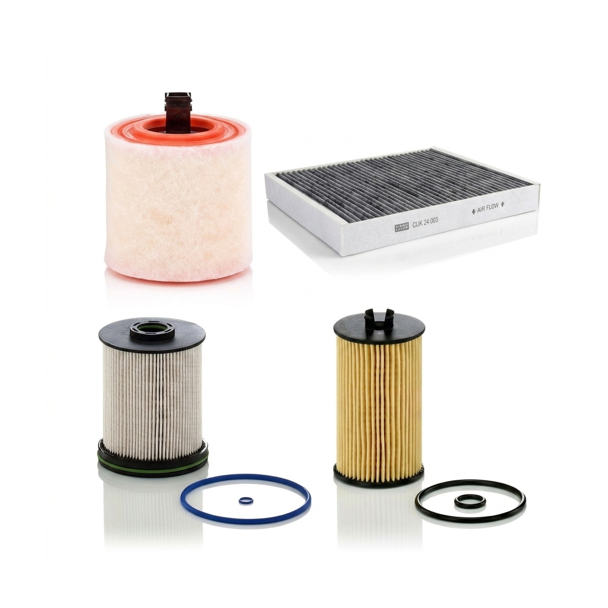 Kit filtre revizie Opel Astra K 1.6 CDTi 110 CP – MANN