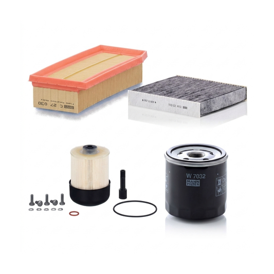 Kit filtre revizie Renault Clio 4 1.5 dCi 110 CP – MANN