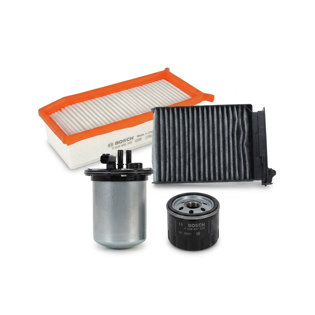 Kit filtre revizie Dacia Duster HS 1.5 dCi 110 CP – Bosch