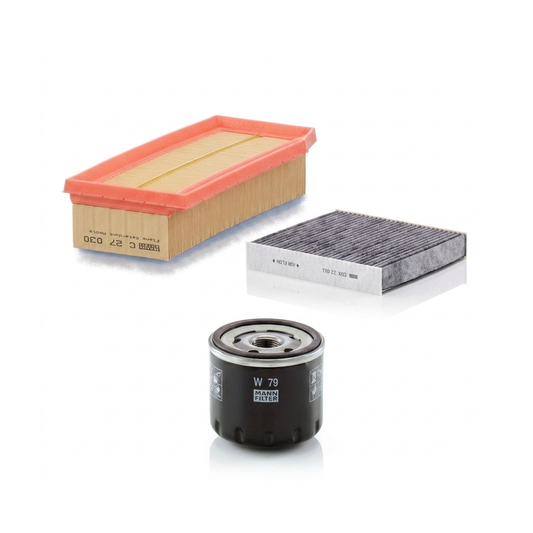 Kit filtre revizie Dacia Logan 2 1.0 SCe 75 73 CP – MANN