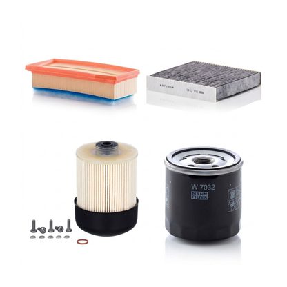Kit filtre revizie Dacia Duster HM 1.5 dCi 110, 109 CP – MANN