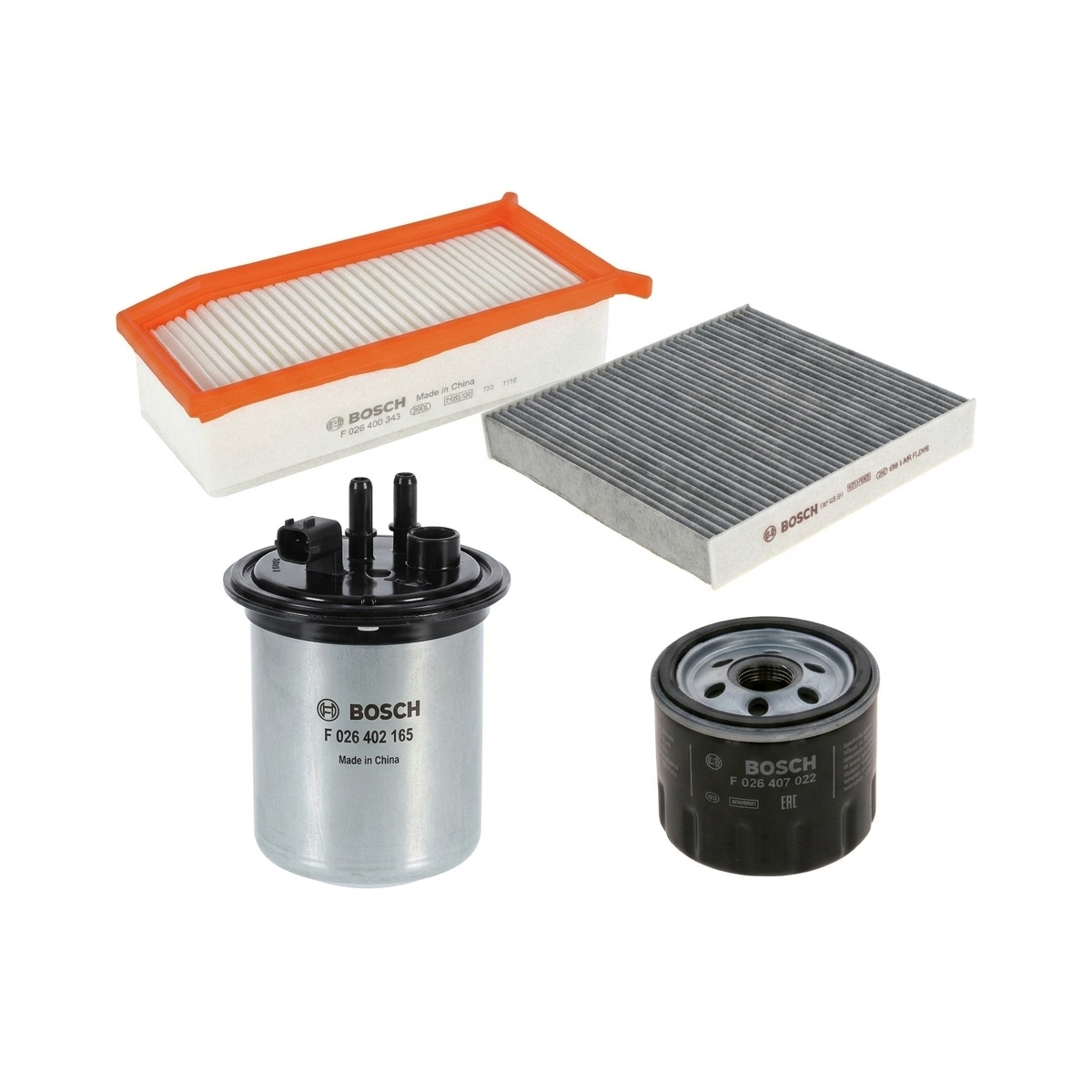 Kit filtre revizie Renault Clio 4 1.5 dCi 86 CP – Bosch