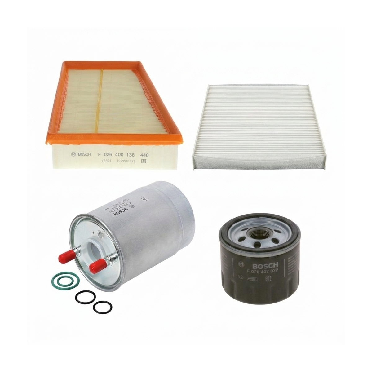 Kit filtre revizie Renault Megane 3 1.5 dCi 86 CP – Bosch