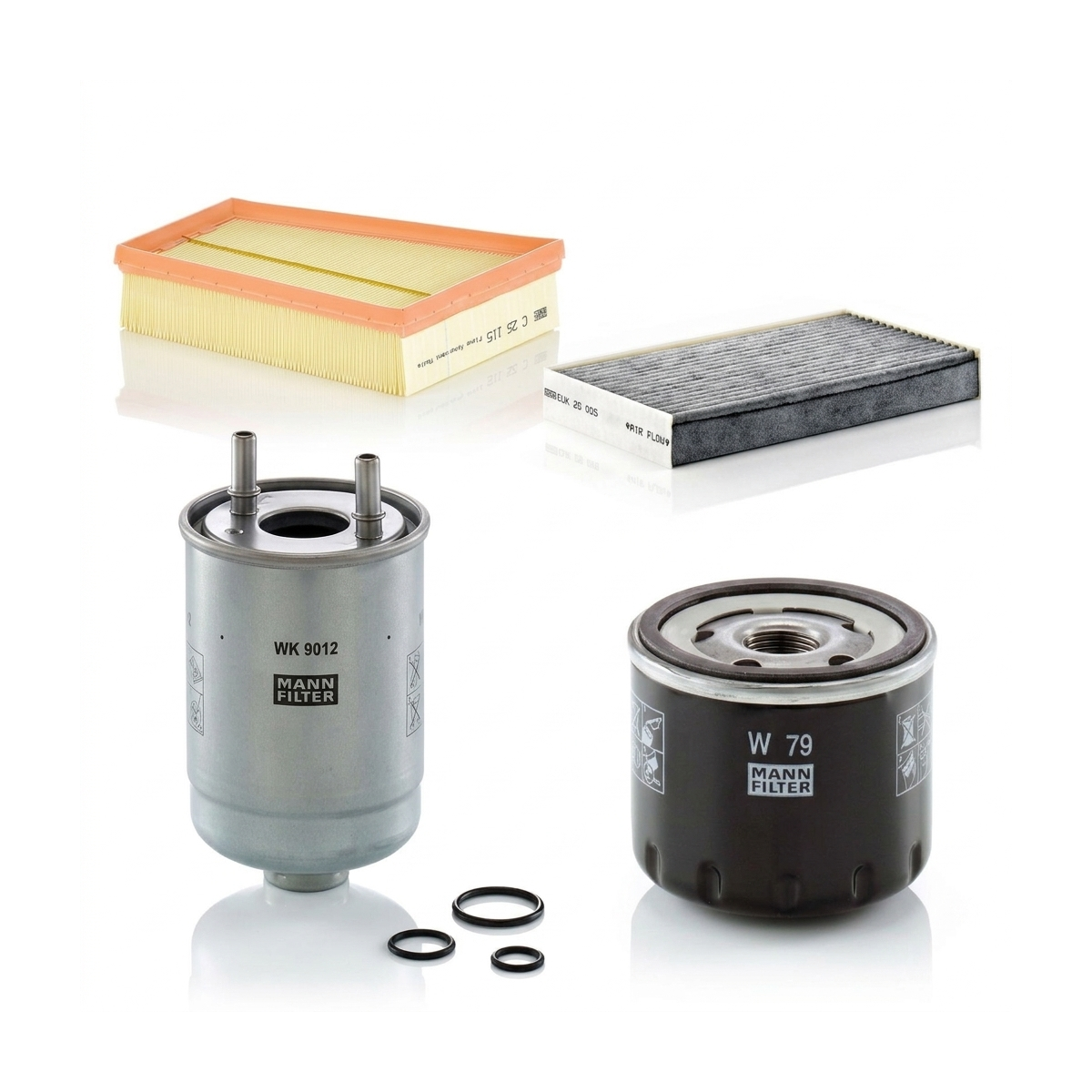 Kit filtre revizie Renault Megane 3 1.5 dCi 86 CP – MANN