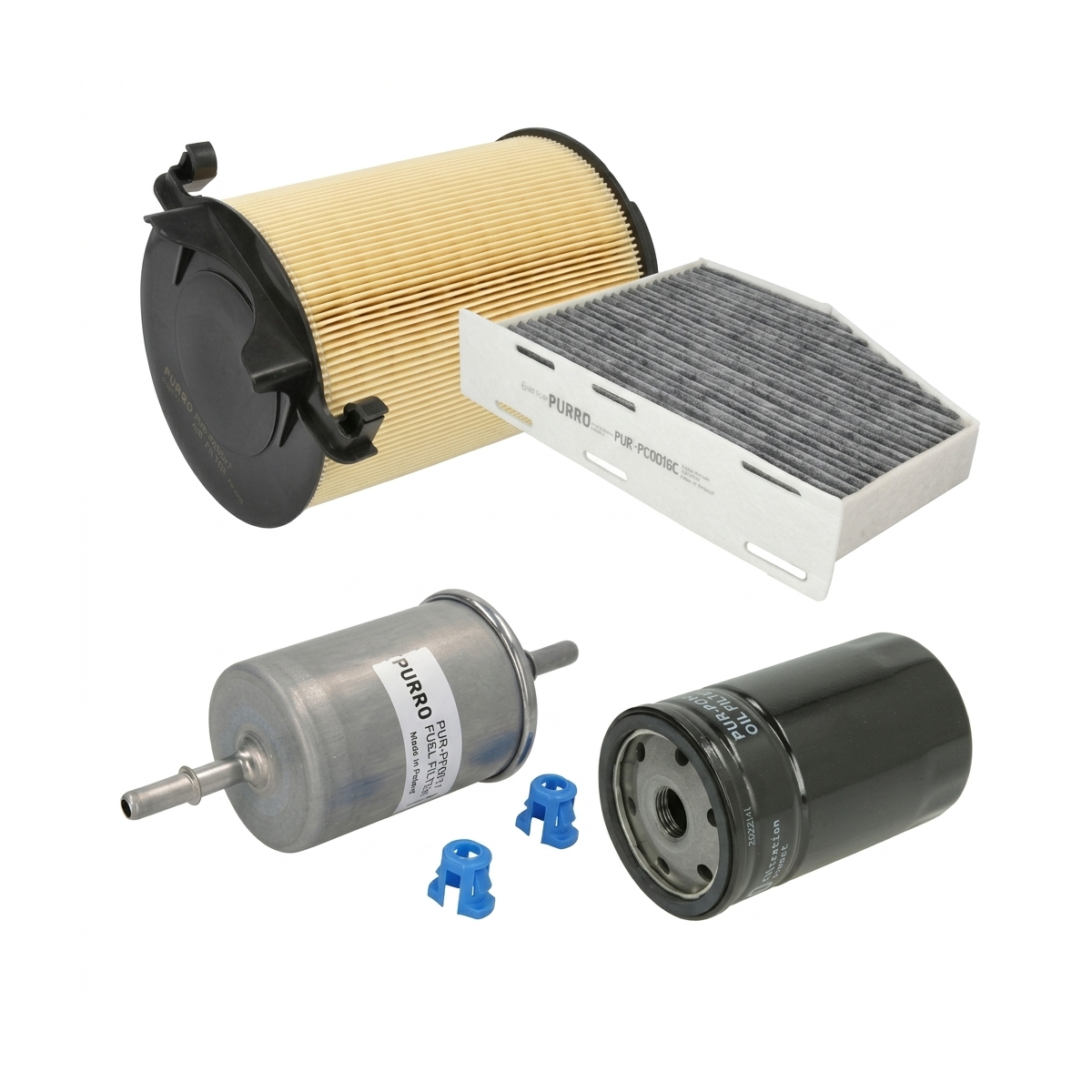 Kit filtre revizie VW Golf 5 1.6, 102 CP – PURRO