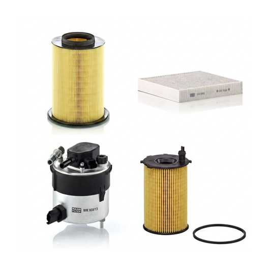 Kit filtre revizie Ford Focus 2 1.6 TDCi 90 CP – MANN