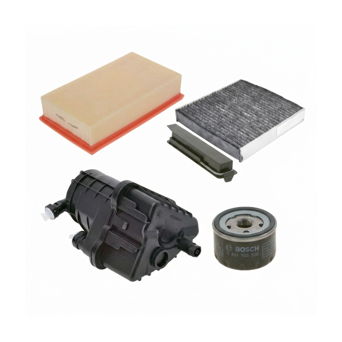 Kit filtre revizie Renault Clio 3 1.5 dCi 106 CP – Bosch