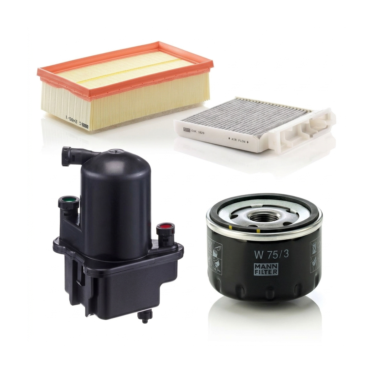 Kit filtre revizie Renault Clio 3 1.5 dCi 106 CP – MANN