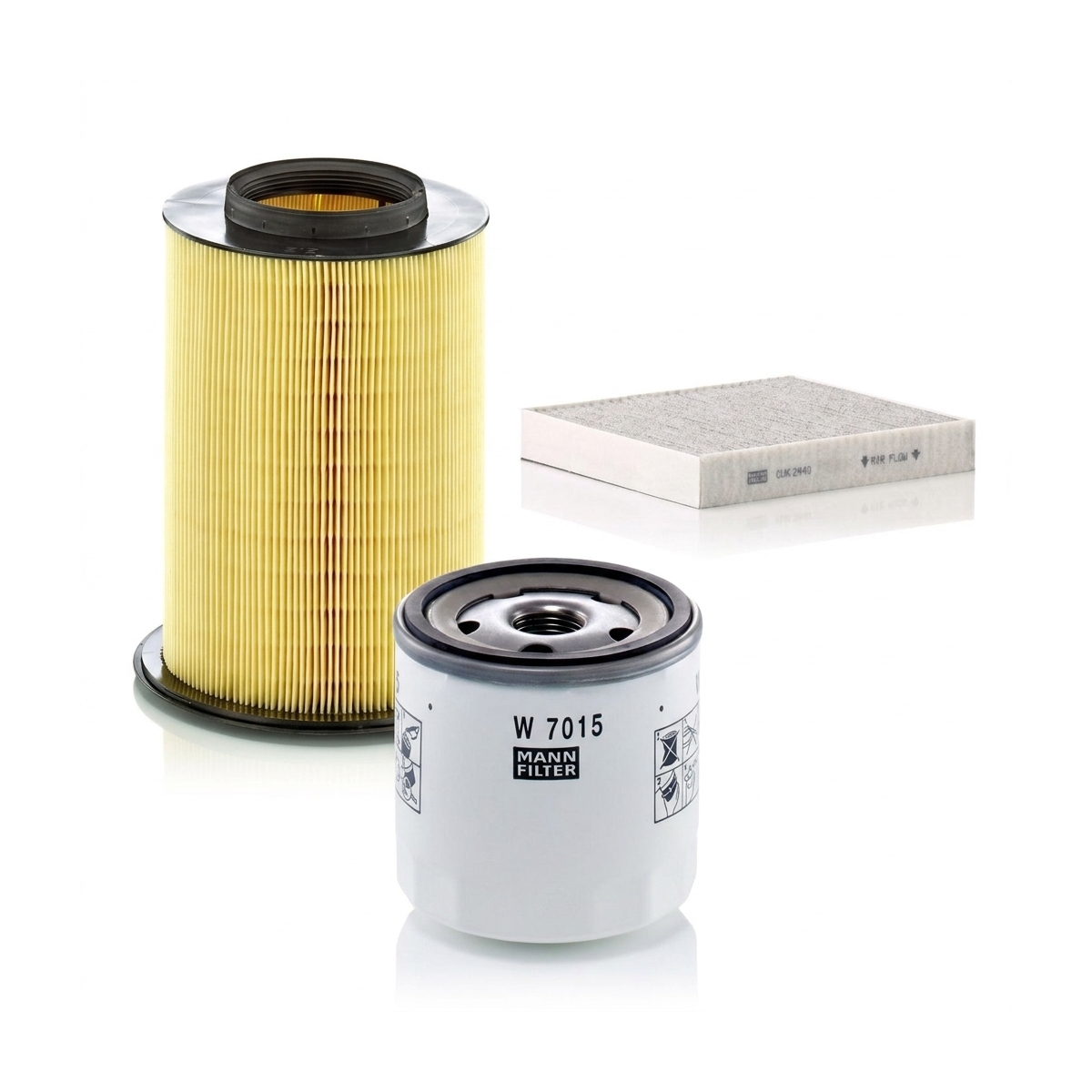 Kit filtre revizie Ford Focus 2 1.8 Flexifuel 125 CP – MANN
