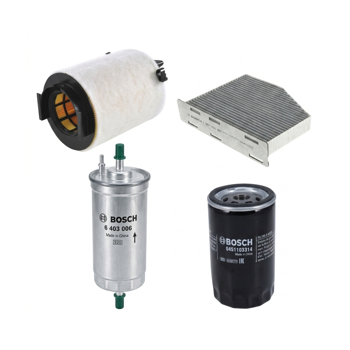 Kit filtre revizie VW Golf 5 2.0 TDI 4motion 140 CP – Bosch