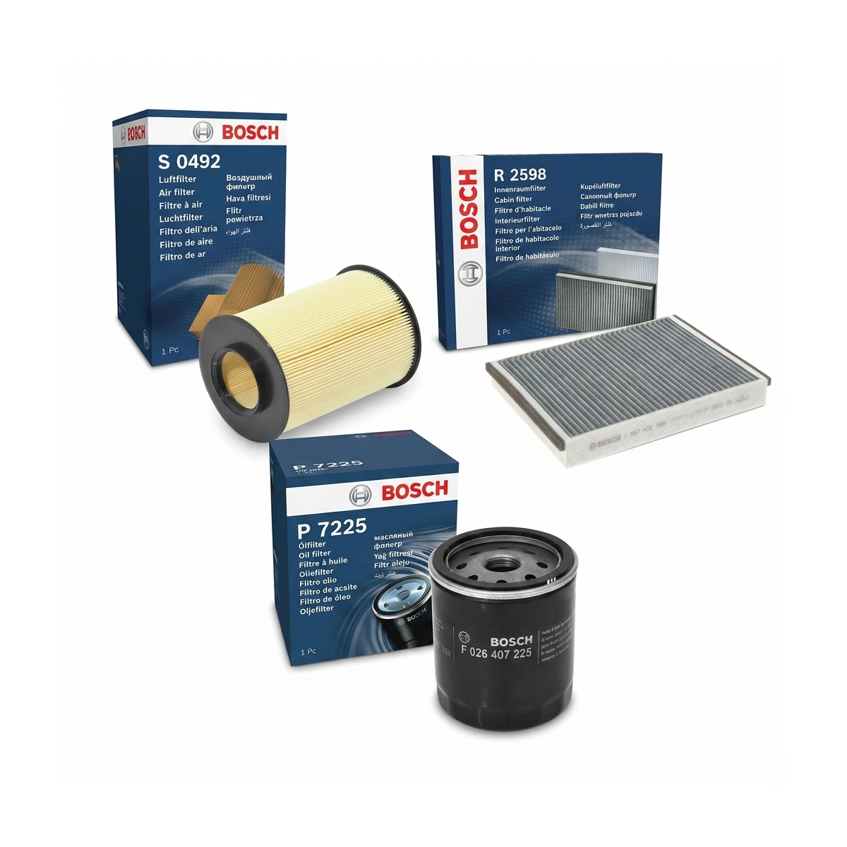 Kit filtre revizie Ford Focus 3 1.0 EcoBoost 100 CP – Bosch