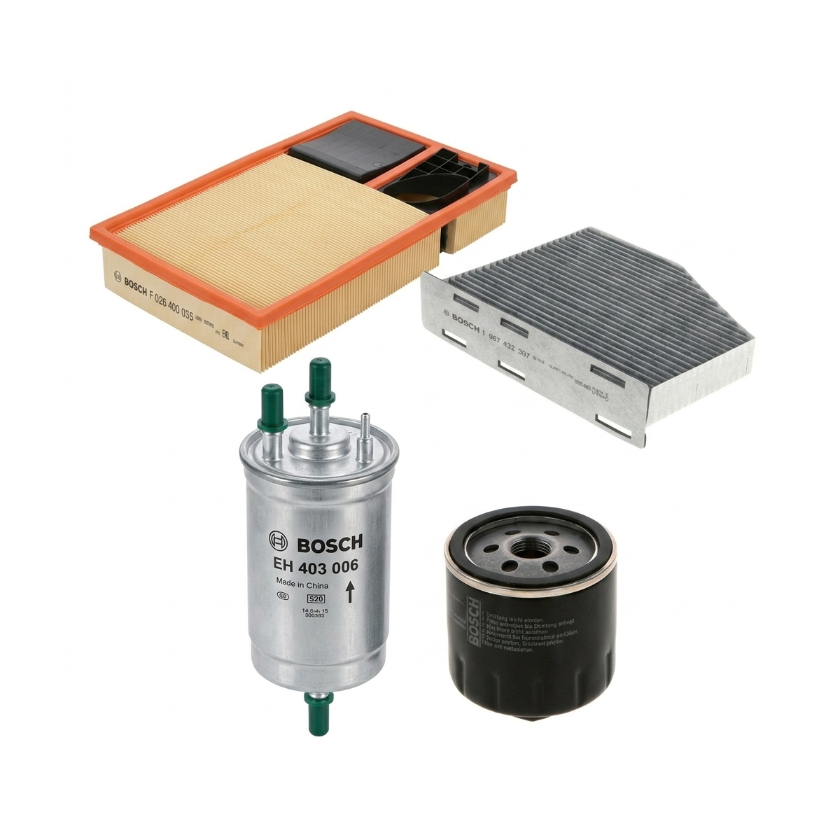 Kit filtre revizie VW Golf 6 1.4 80 CP – Bosch