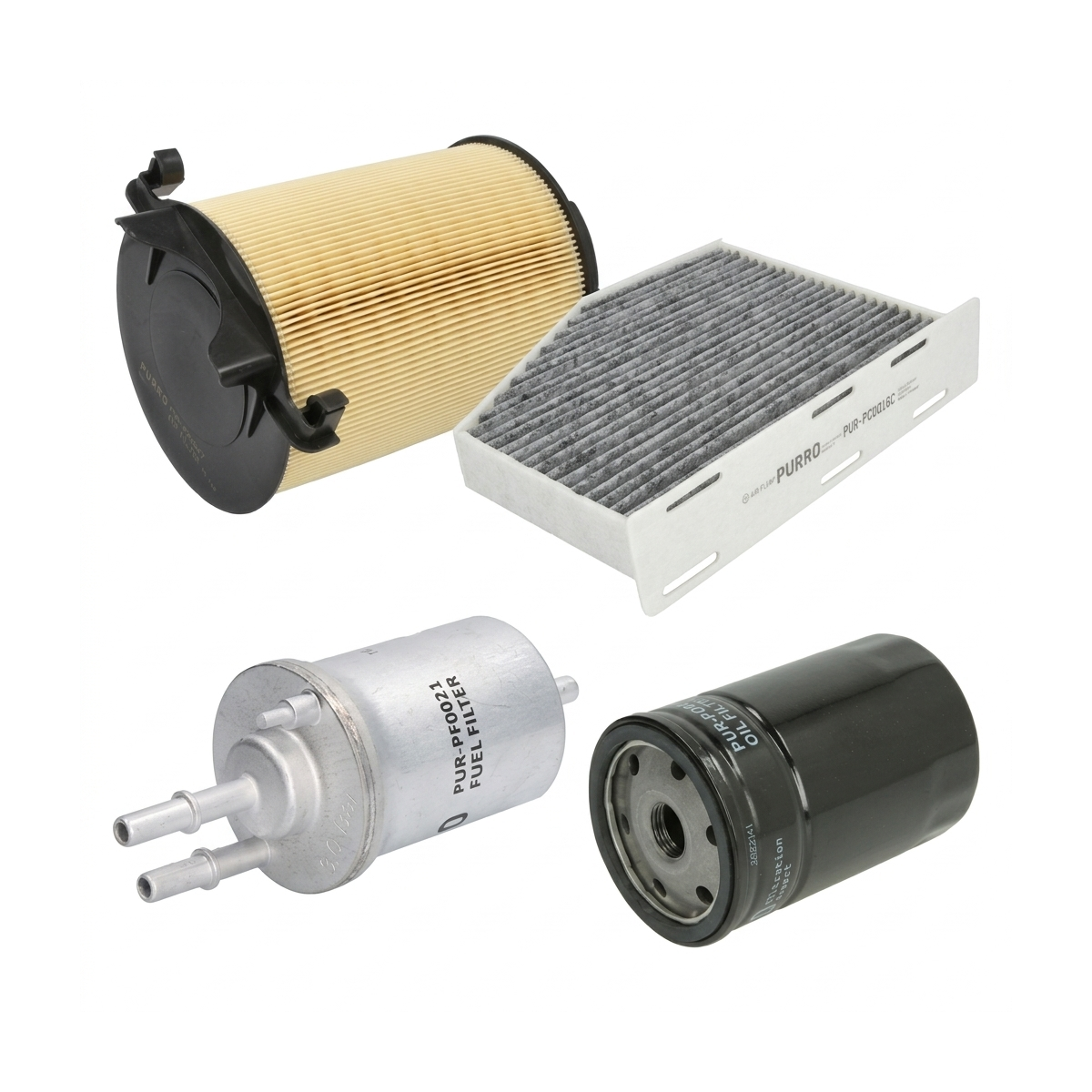 Kit filtre revizie Skoda Octavia 2 1.6 MultiFuel 102 CP – PURRO