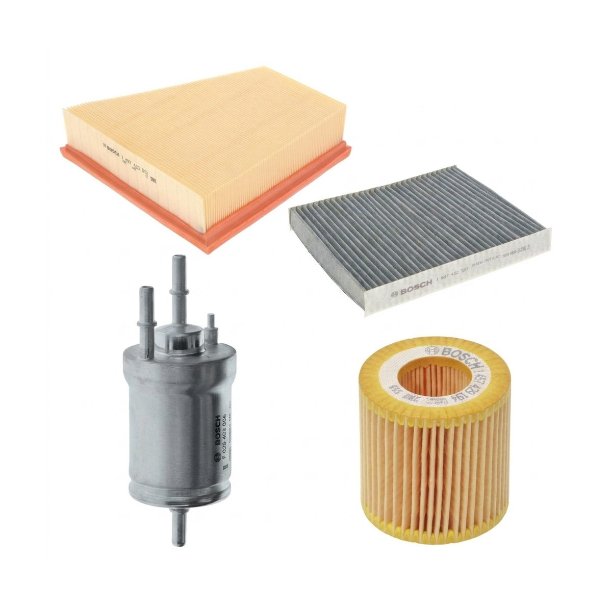 Kit filtre revizie VW Polo 5 1.2 60 CP – Bosch
