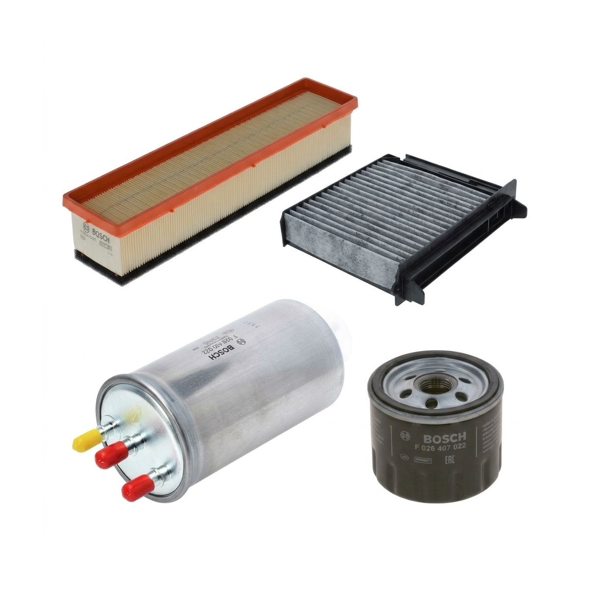 Kit filtre revizie Dacia Duster HS 1.5 dCi 86 CP – Bosch