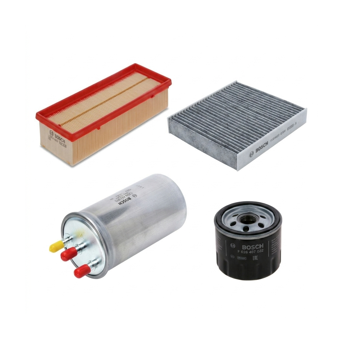 Kit filtre revizie Dacia Duster HS 1.5 dCi 107 CP – Bosch