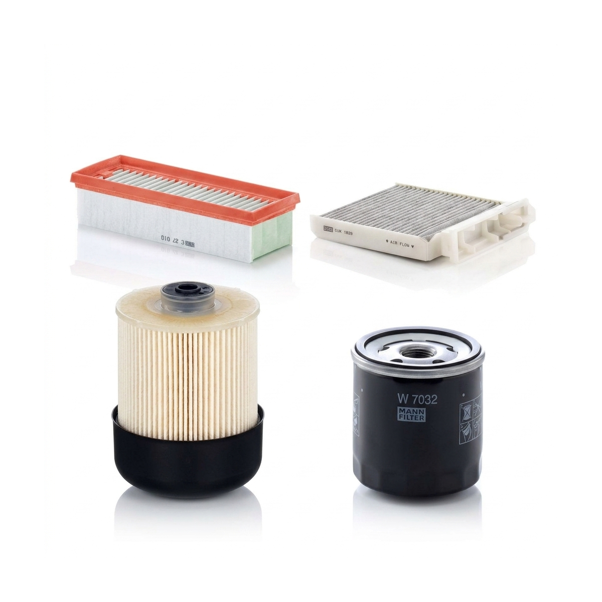 Kit filtre revizie Dacia Duster HS 1.5 dCi 109 CP – MANN