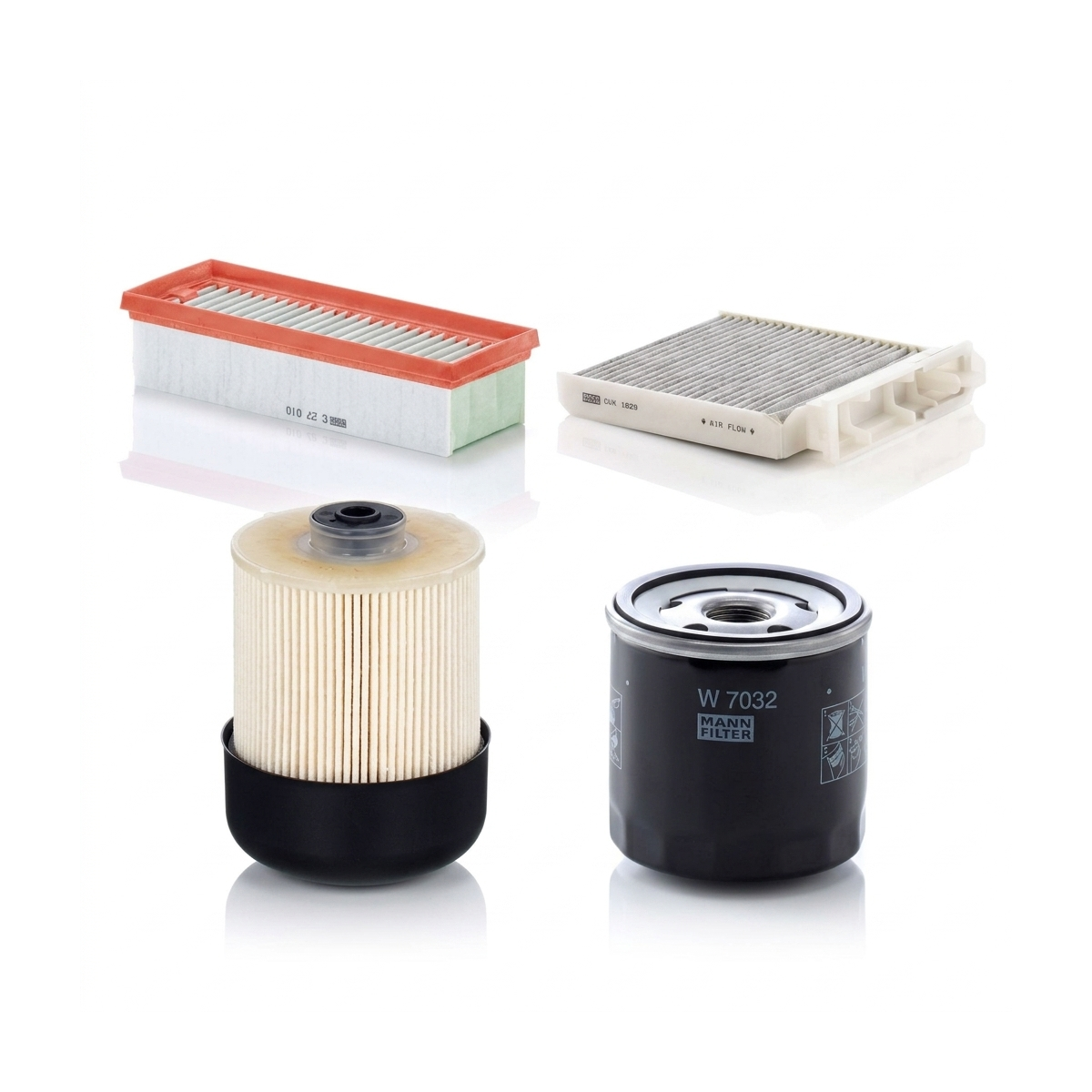 Kit filtre revizie Dacia Duster HS 1.5 dCi 90 CP – MANN