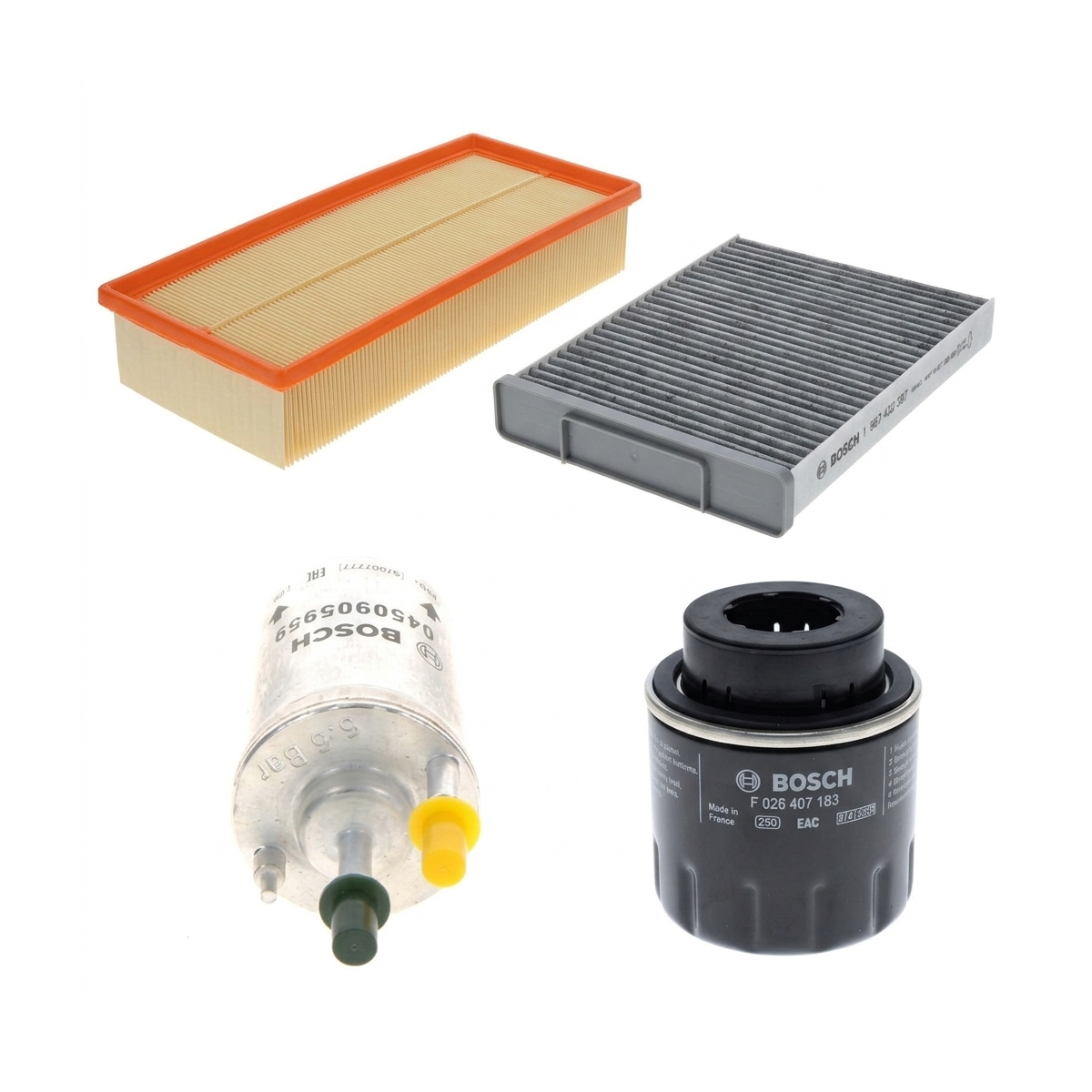 Kit filtre revizie VW Jetta 4 1.4 TSI 150 CP – Bosch