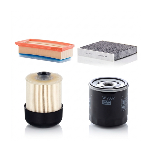 Kit filtre revizie Renault Clio 4 1.5 dCi 75, 75 CP – MANN