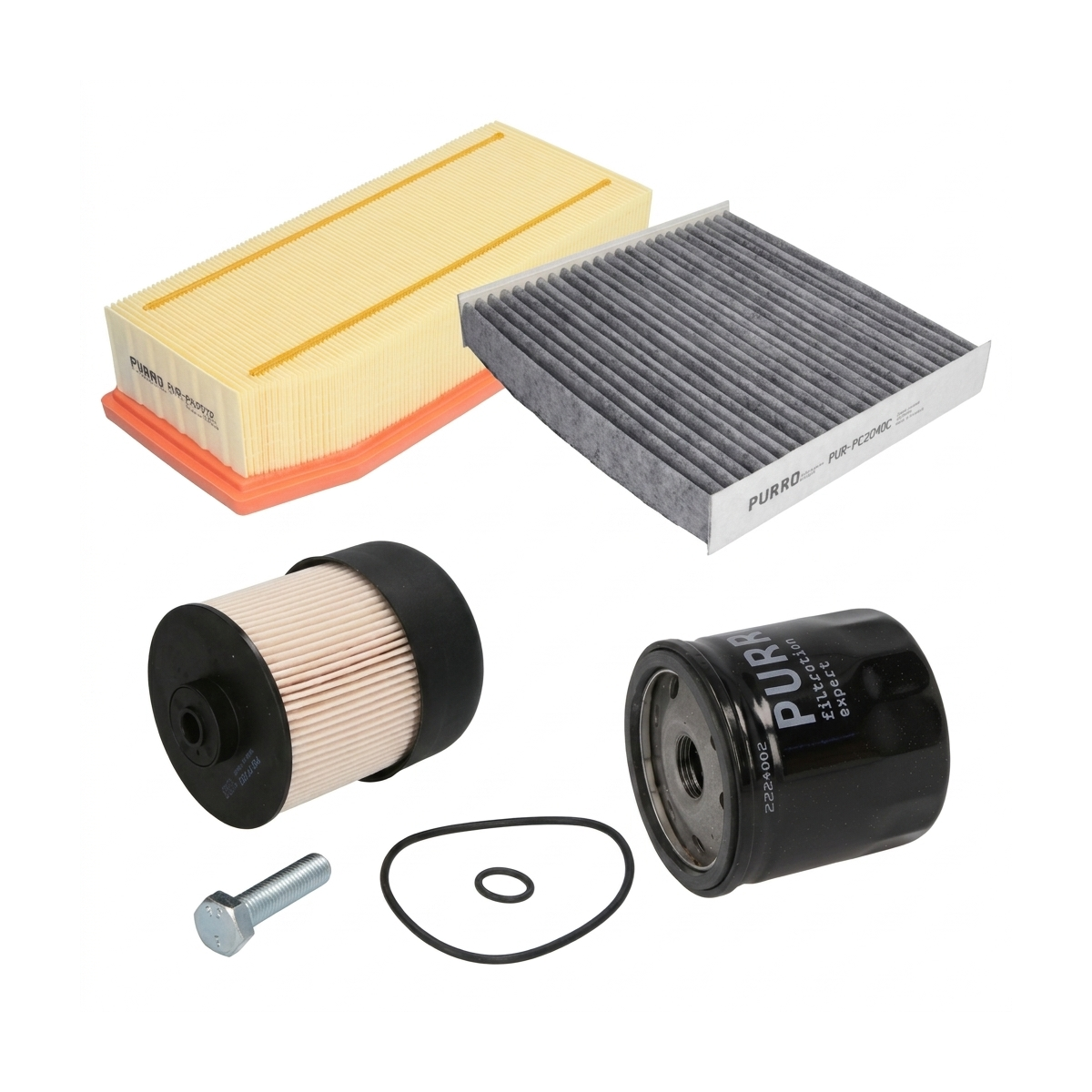 Kit filtre revizie Renault Clio 4 1.5 dCi 75, 75 CP – PURRO