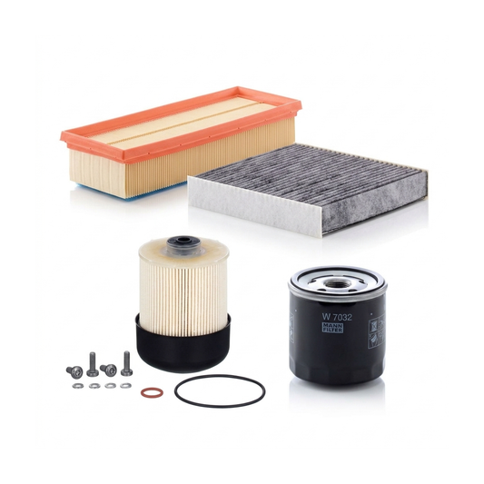 Kit filtre revizie Dacia Sandero 2 1.5 dCi 90 CP – MANN
