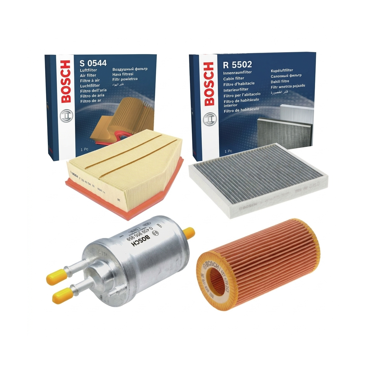 Kit filtre revizie VW Polo 5 2.0 R WRC 220 CP – Bosch