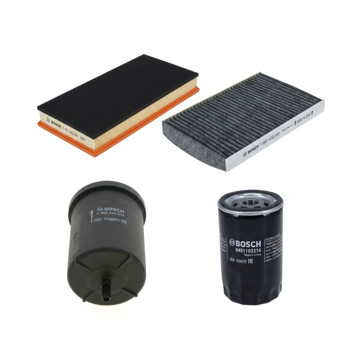 Kit filtre revizie VW Golf 4 1.6 100 CP – Bosch